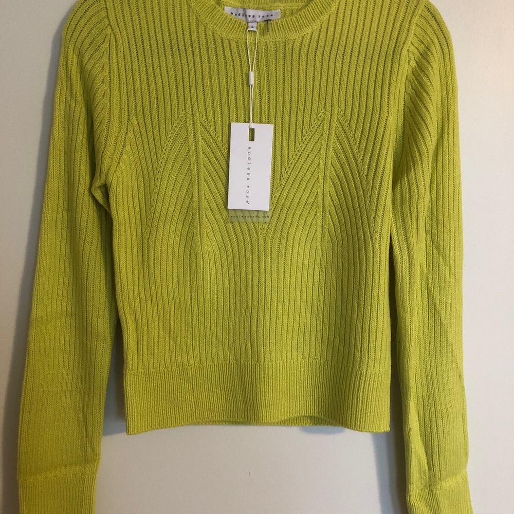 Endless Rose Ribbed Sweater - Picture 6 of 7